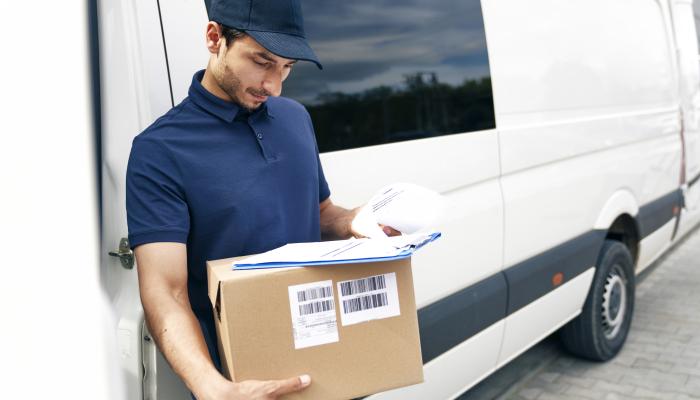  courier checking shipping address