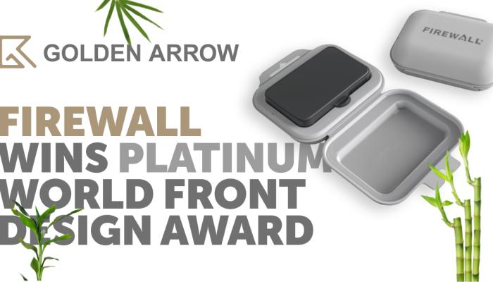 Golden Arrow's firewall wins platinum prize world front design award